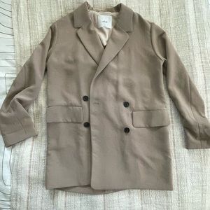 Aritzia Wilfred Cherrelle double-breasted blazer size S